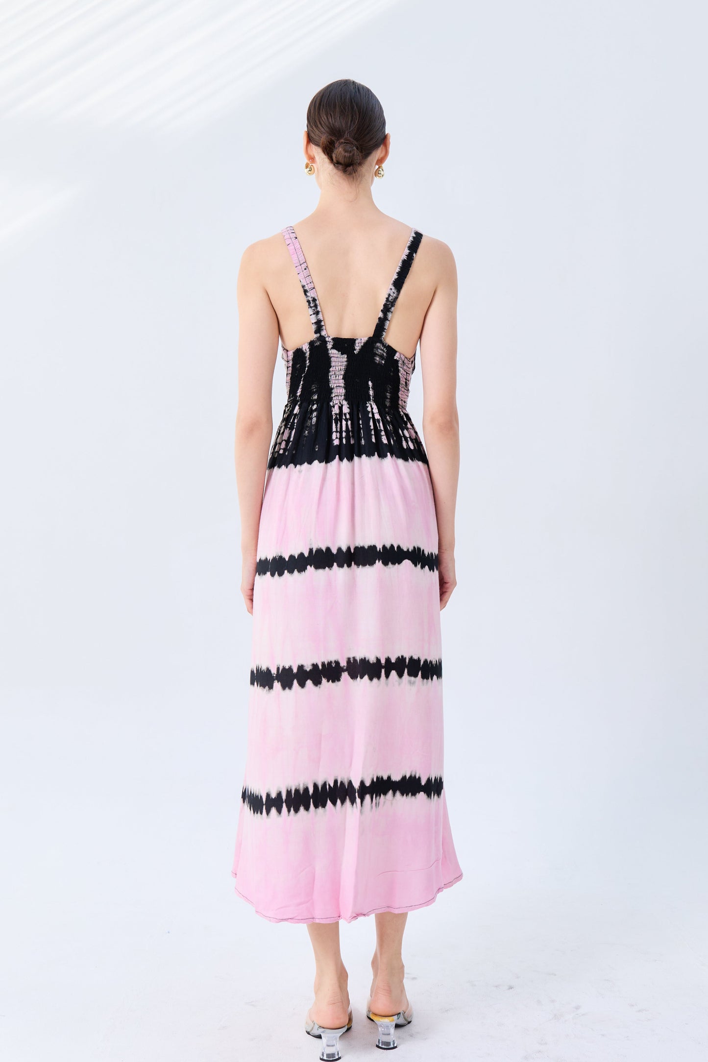 Maxi Vestido Sienna Black Pink