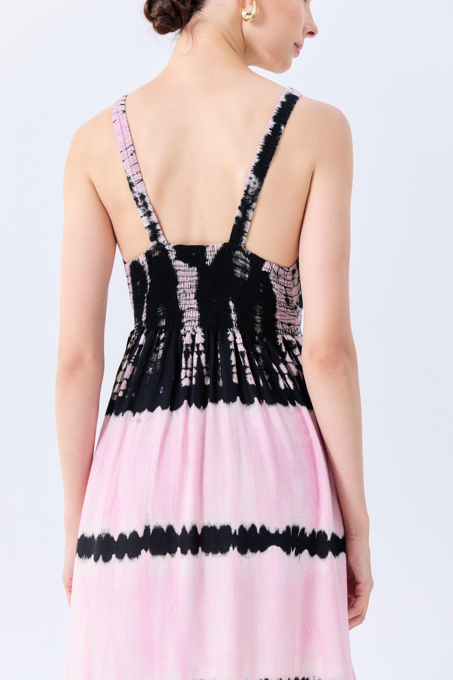 Maxi Vestido Sienna Black Pink