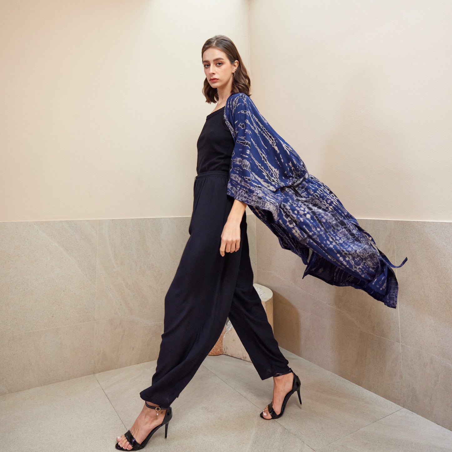 Maxi Kimono Navy