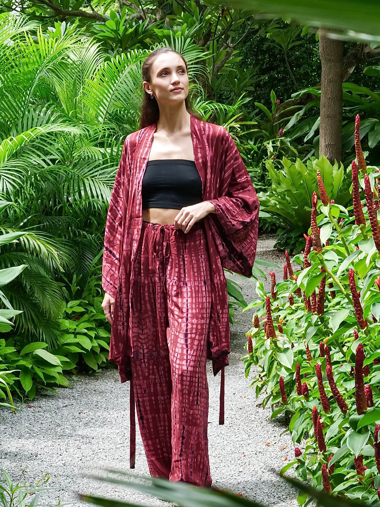 Midi Kimono Tomate