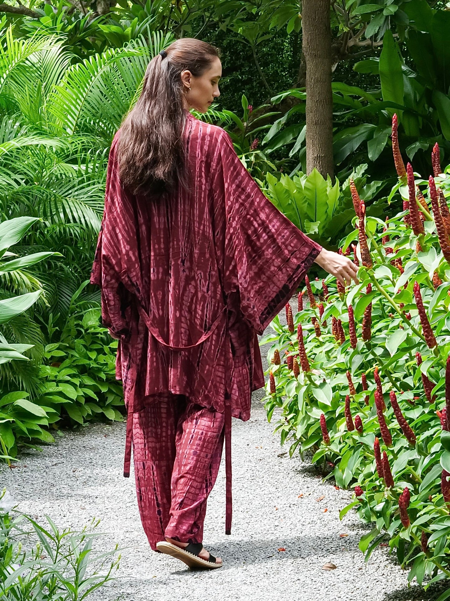 Midi Kimono Tomate