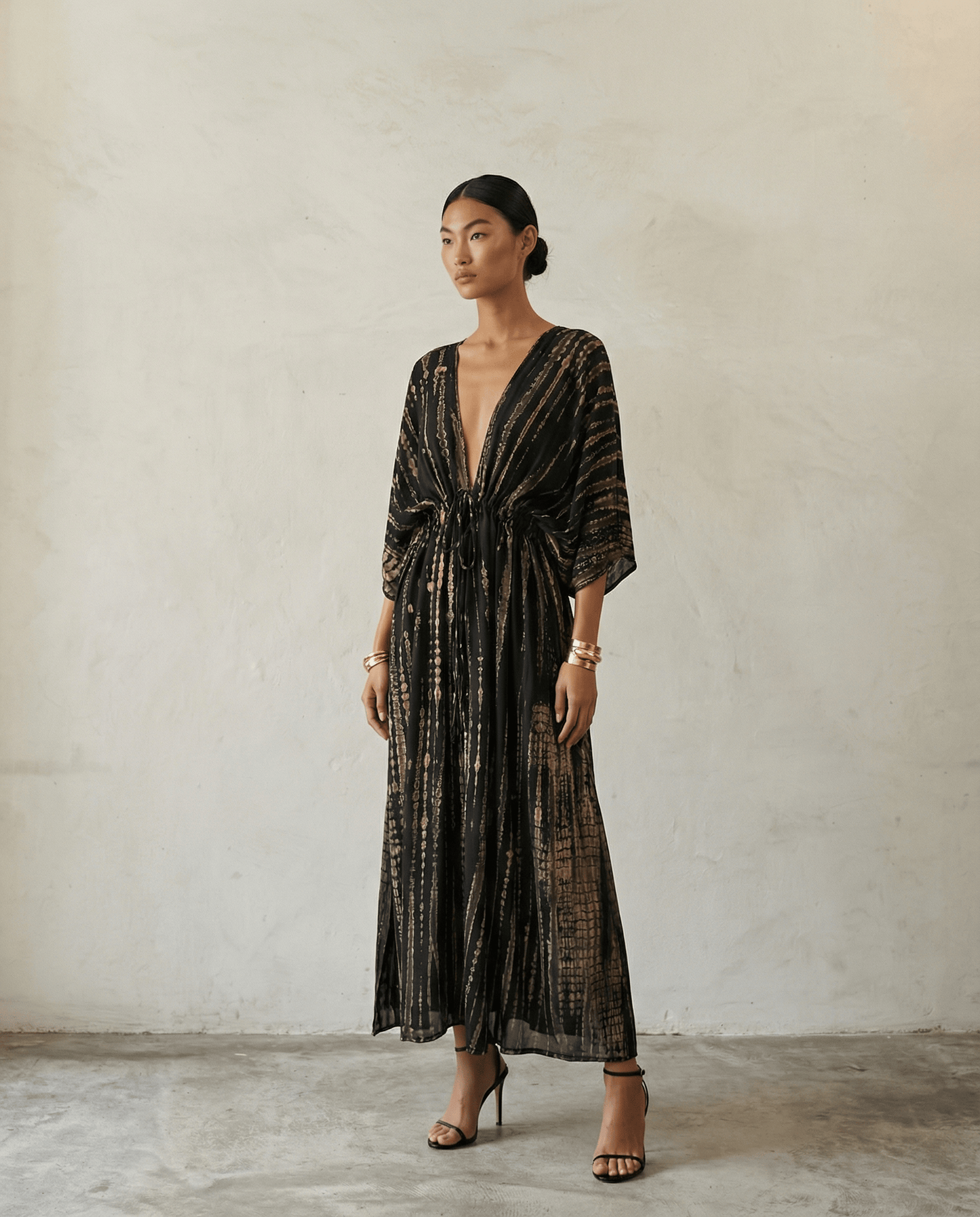 Thai Line — Wholesale Distributor of Exclusive Artisan Fashion. Dress Sahara — Zebra