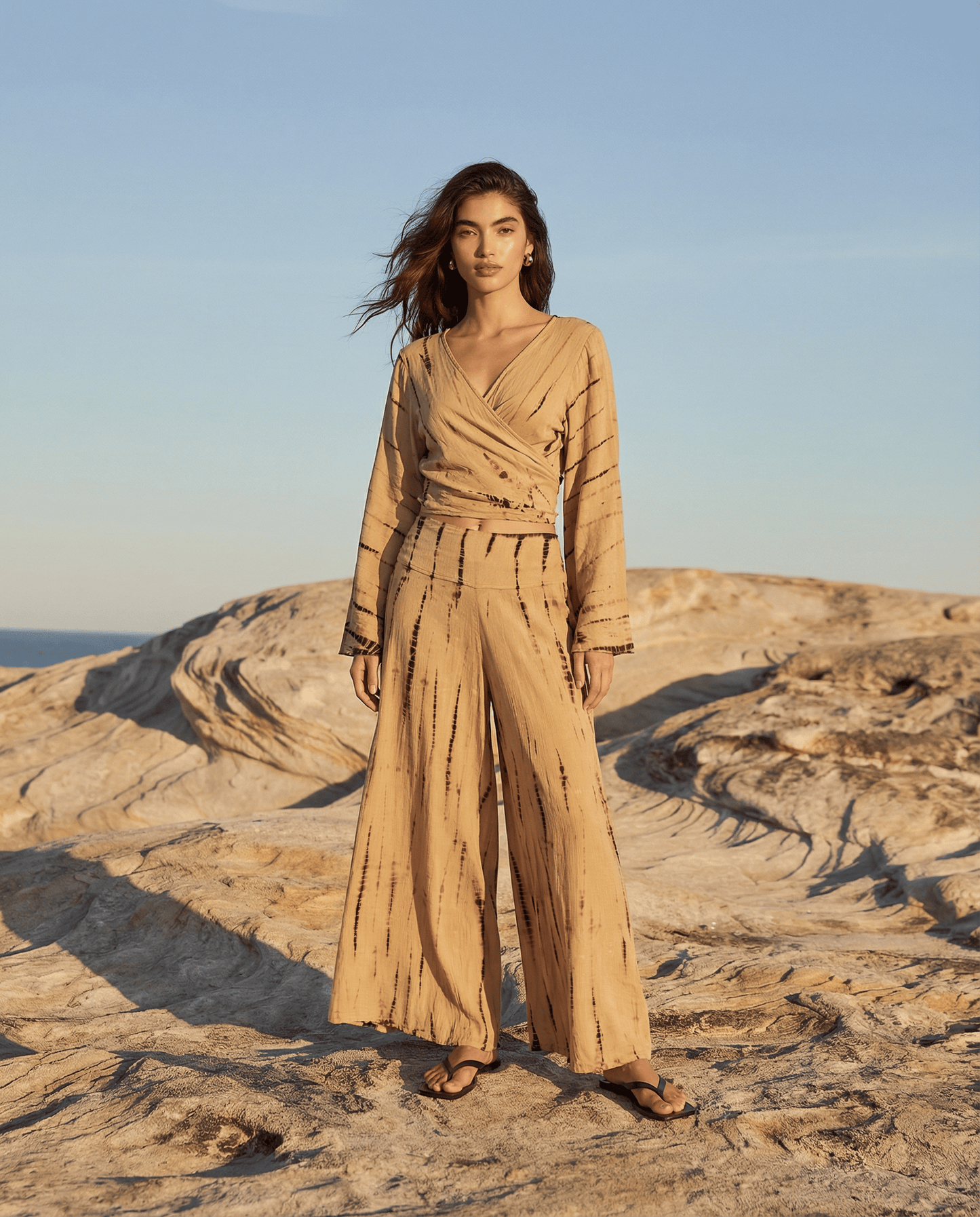 Thai Line — Wholesale Distributor of Exclusive Artisan Fashion. top Horizon — Tie Top