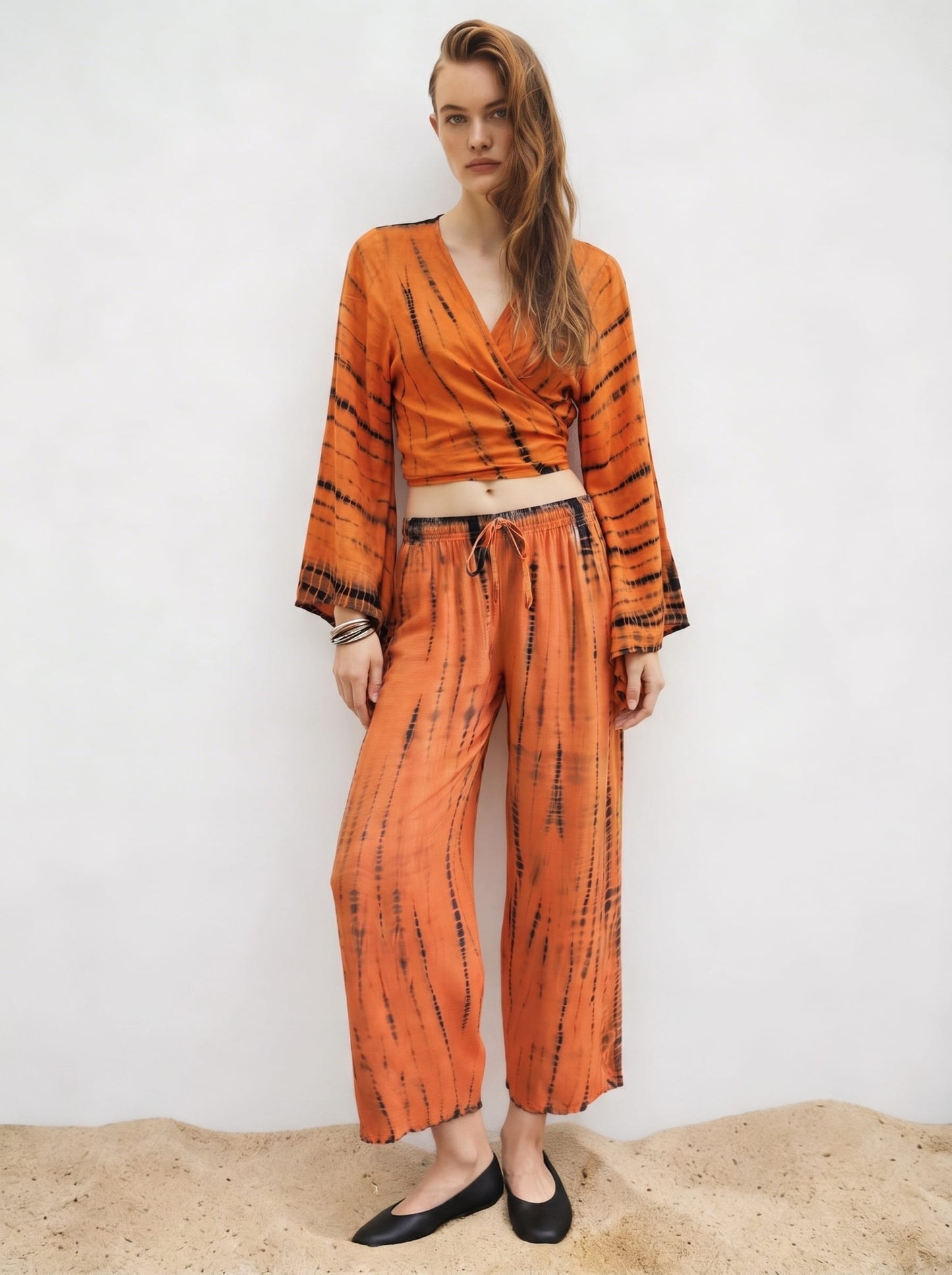 Thai Line — Wholesale Distributor of Exclusive Artisan Fashion. top Orange — Horizon Top