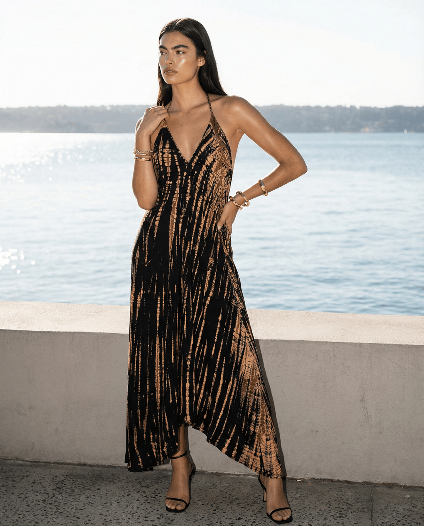 ThaiLine - Importer & Distributor of Artisan Clothing Dress Helena Rust Dress