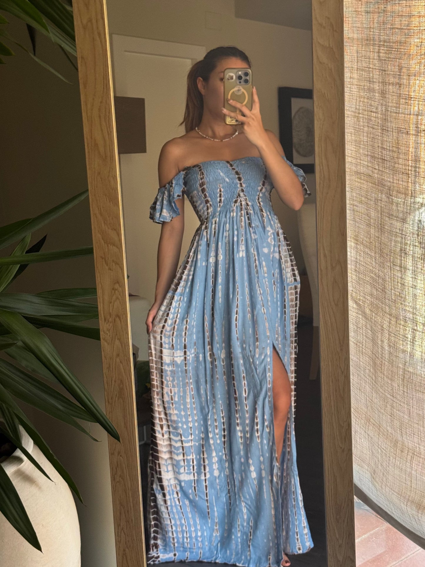ThaiLine - Importer & Distributor of Artisan Clothing Dress Milly Sky Dress