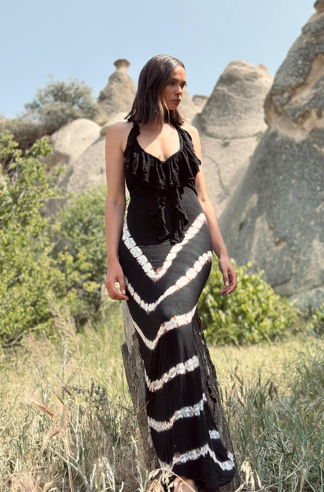 ThaiLine - Importer & Distributor of Artisan Clothing Dress Prado Gemini maxi dress