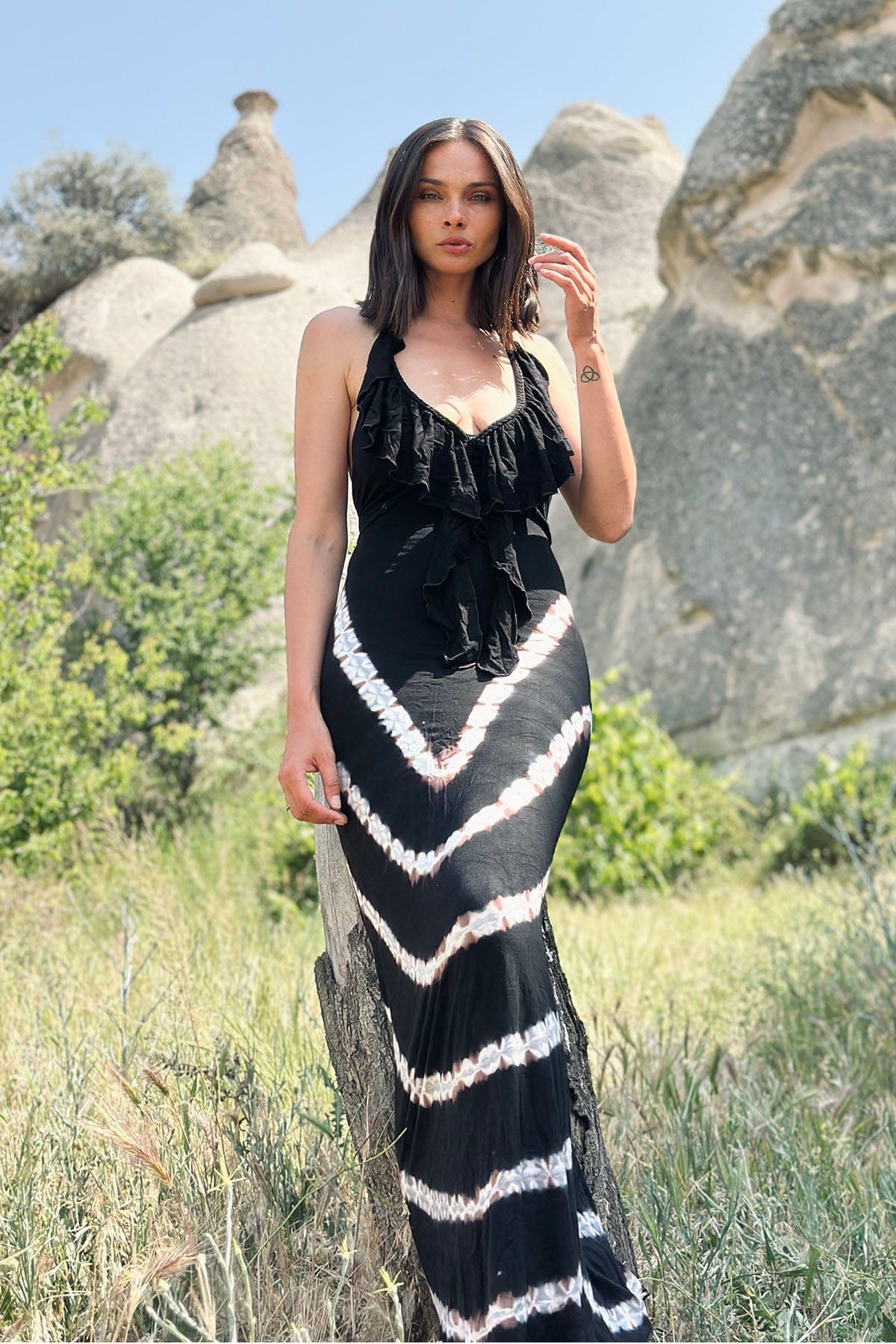 ThaiLine - Importer & Distributor of Artisan Clothing Dress Prado Gemini maxi dress