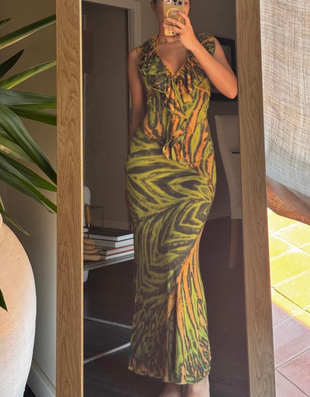 ThaiLine - Importer & Distributor of Artisan Clothing Dress Prado moss maxi dress