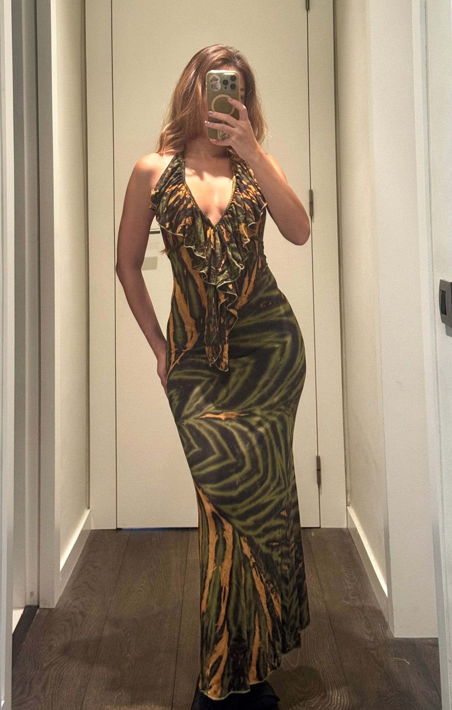 ThaiLine - Importer & Distributor of Artisan Clothing Dress Prado moss maxi dress