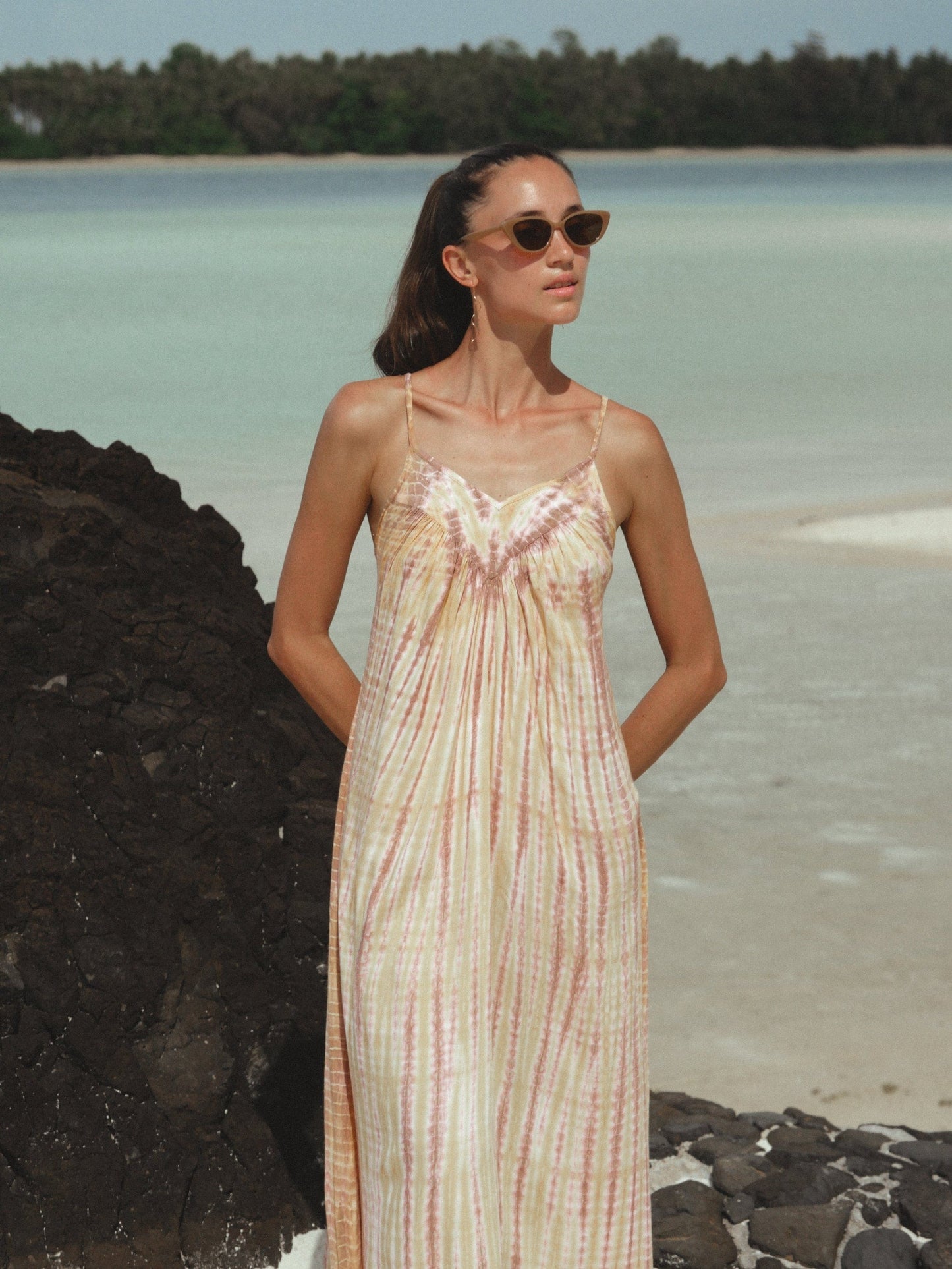ThaiLine - Importer & Distributor of Artisan Clothing Dress Serene Vanilla Dress