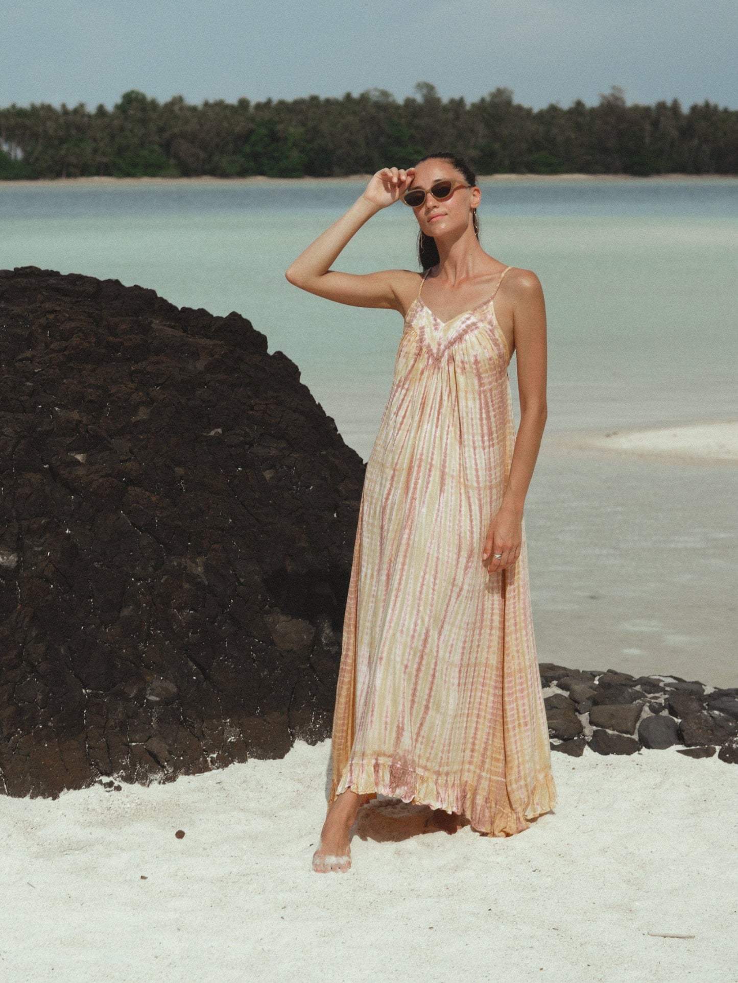 ThaiLine - Importer & Distributor of Artisan Clothing Dress Serene Vanilla Dress