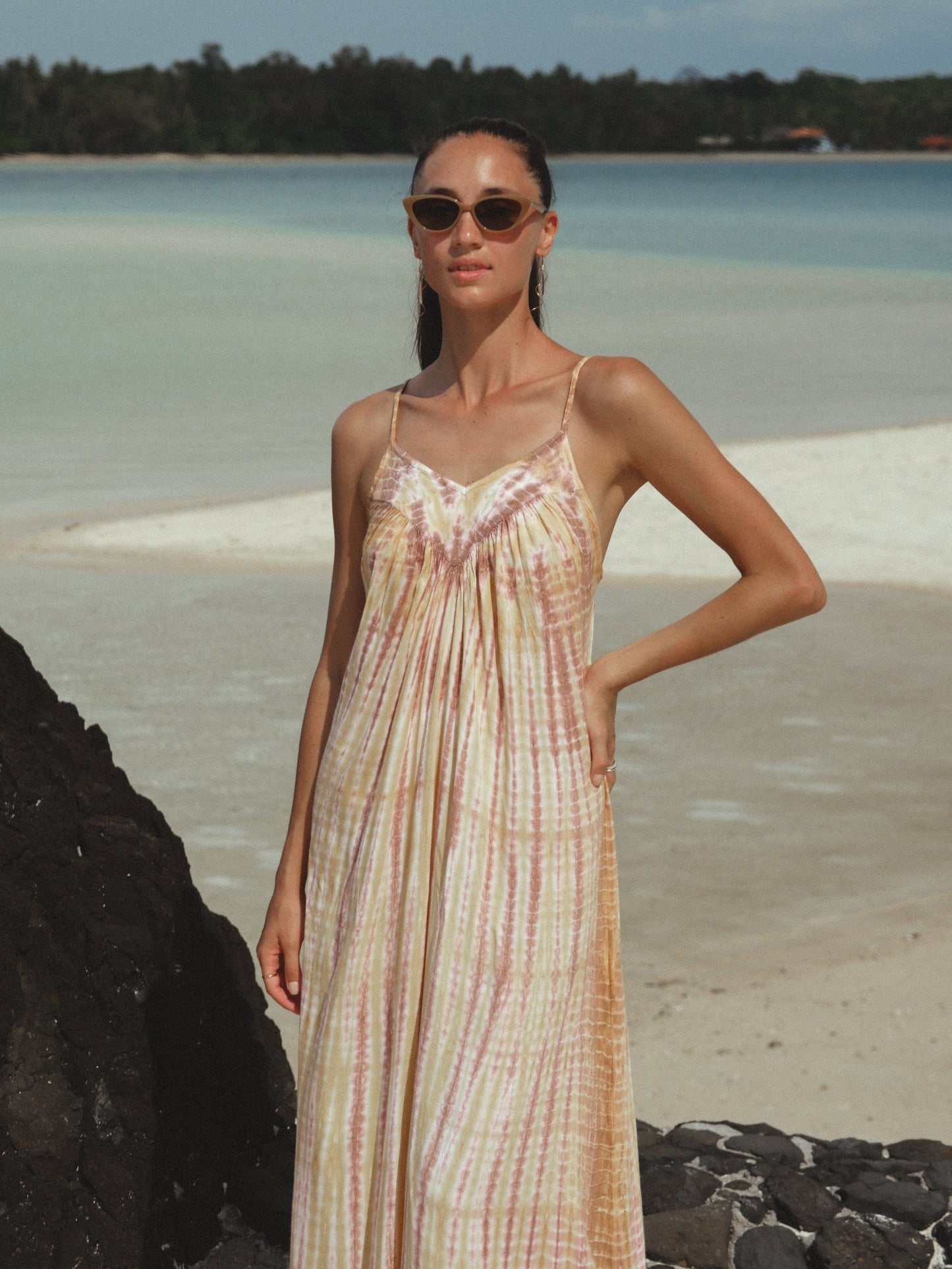 ThaiLine - Importer & Distributor of Artisan Clothing Dress Serene Vanilla Dress
