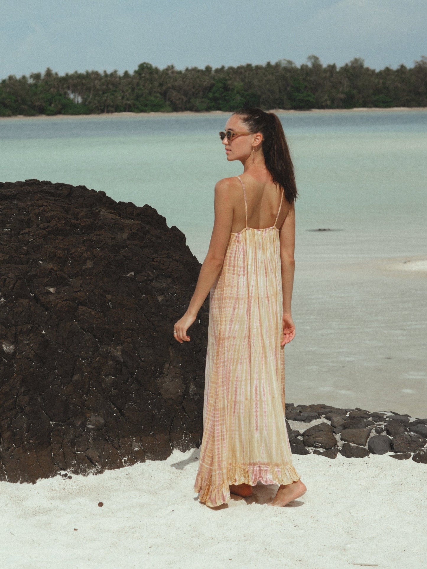 ThaiLine - Importer & Distributor of Artisan Clothing Dress Serene Vanilla Dress