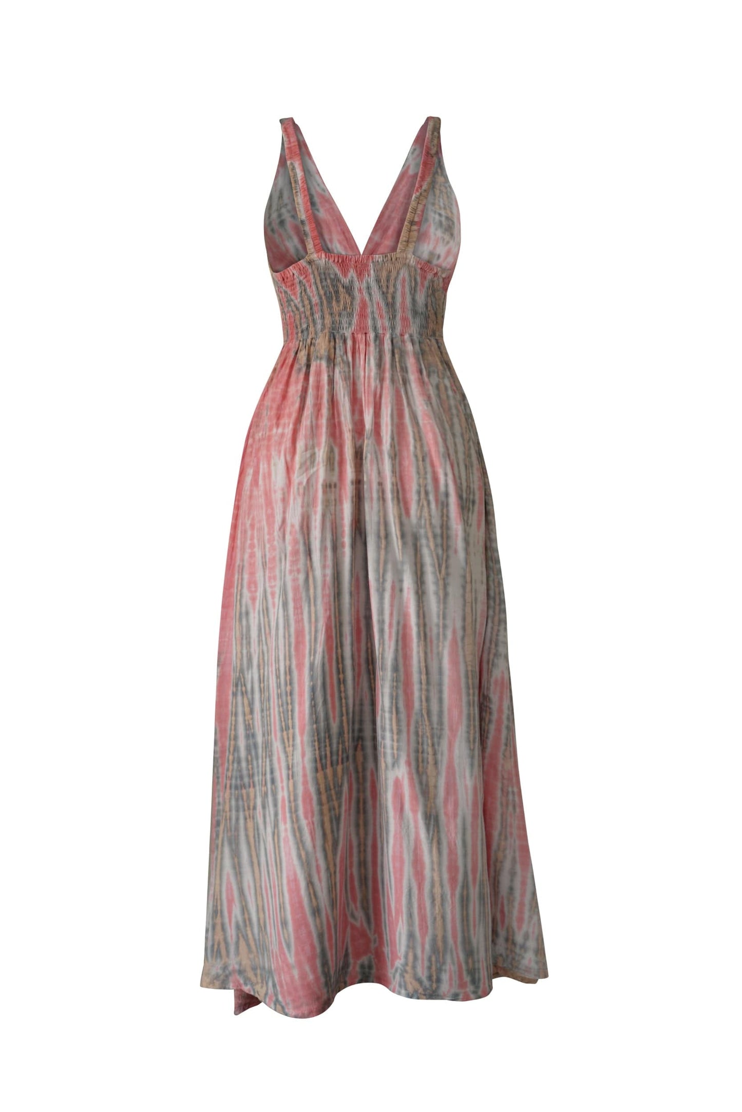ThaiLine - Importer & Distributor of Artisan Clothing Dress Sienna Coral Maxi Dress