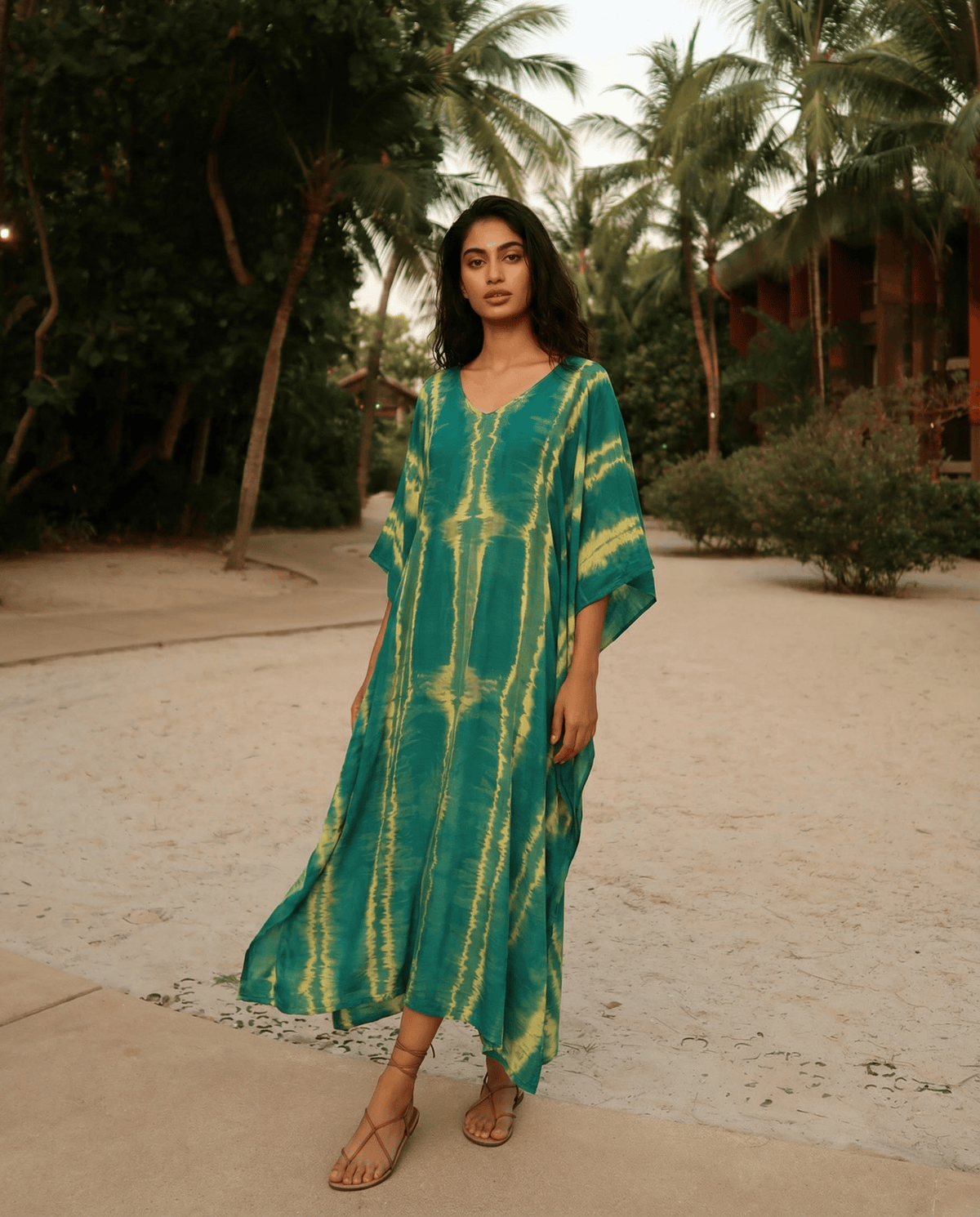 ThaiLine - Importer & Distributor of Artisan Clothing Kaftan Jade — Olimpia