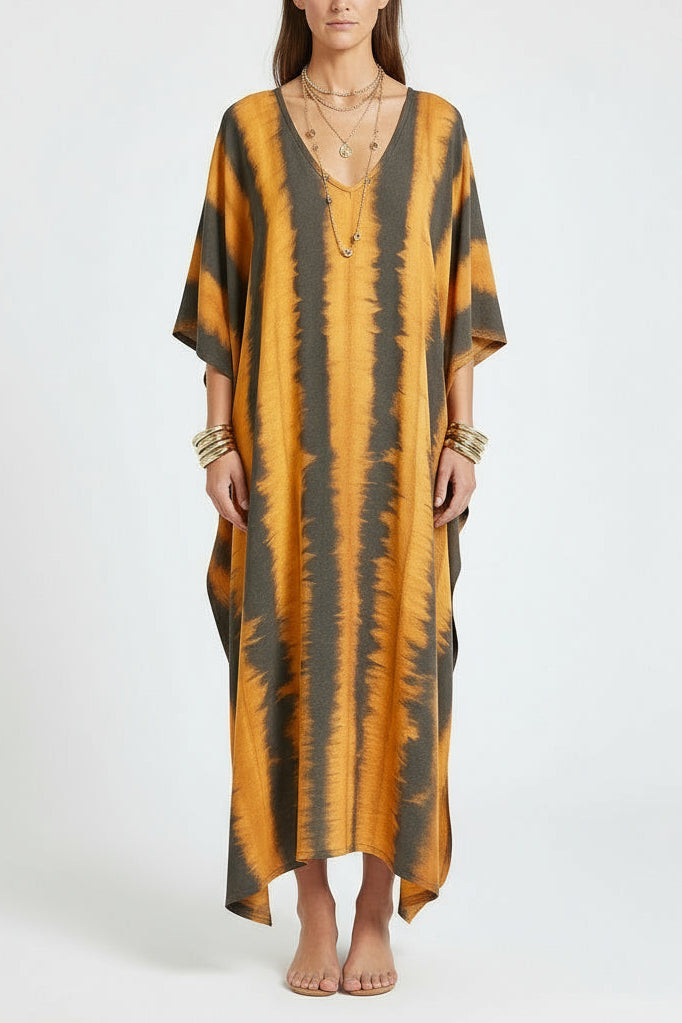 ThaiLine - Importer & Distributor of Artisan Clothing Kaftan Kaftan Olimpia Cocoa