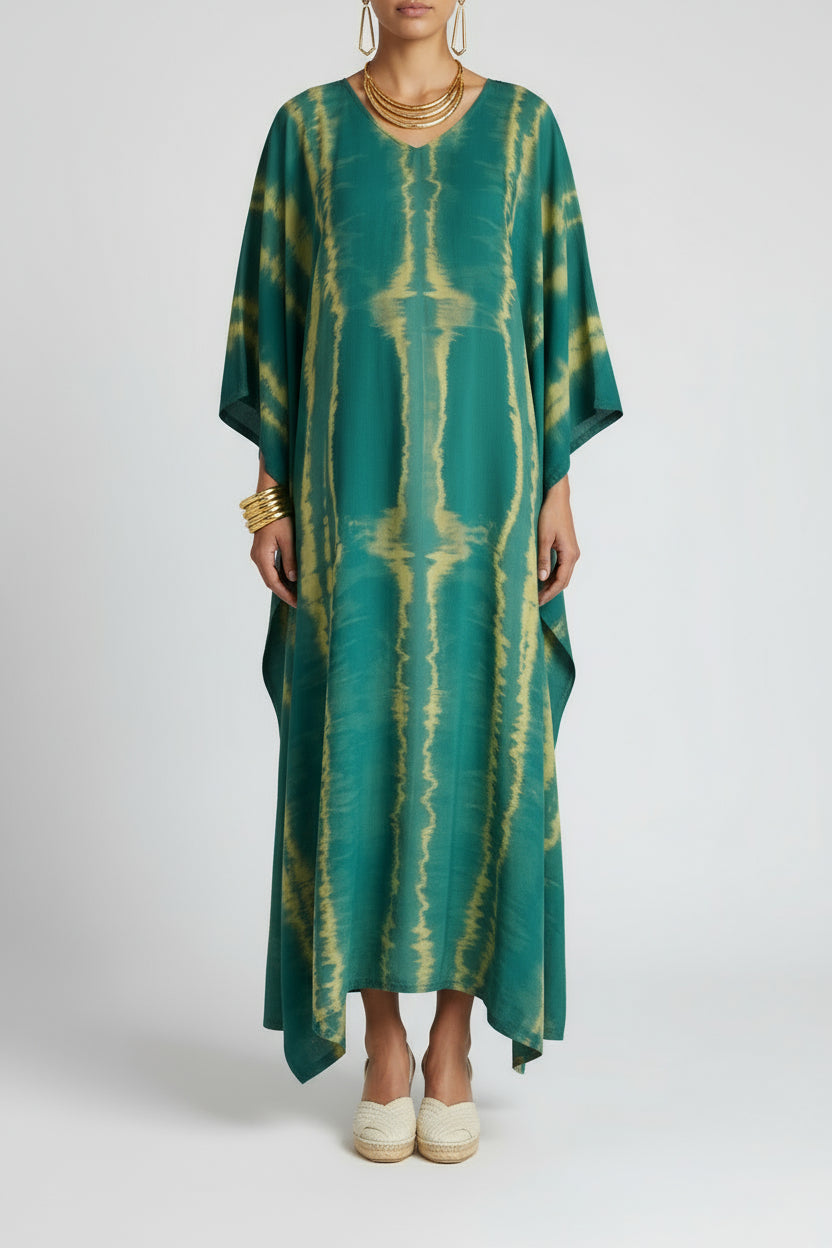 ThaiLine - Importer & Distributor of Artisan Clothing Kaftan Kaftan Olimpia Jade