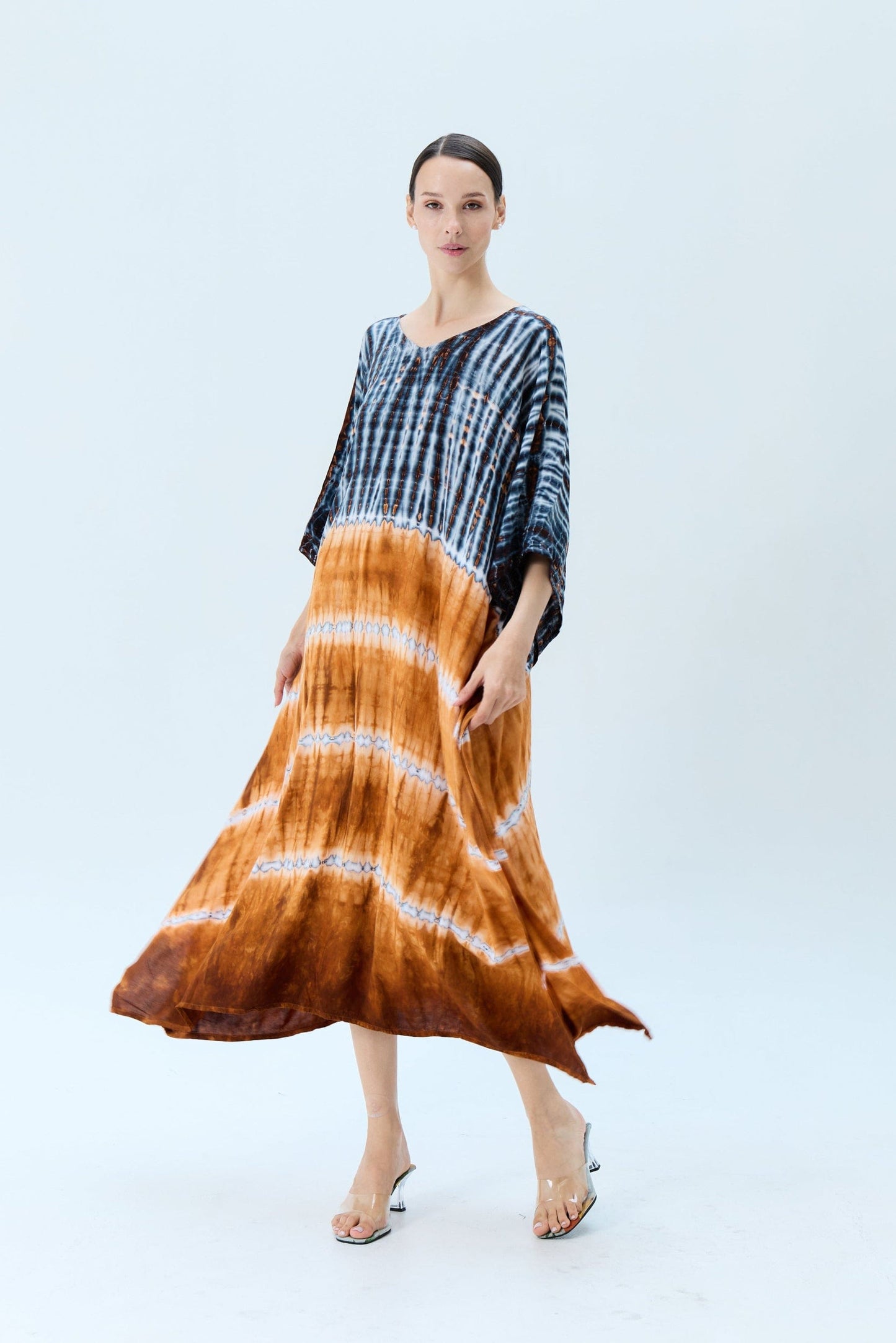 ThaiLine - Importer & Distributor of Artisan Clothing Kaftan Kaftan Rain Gold