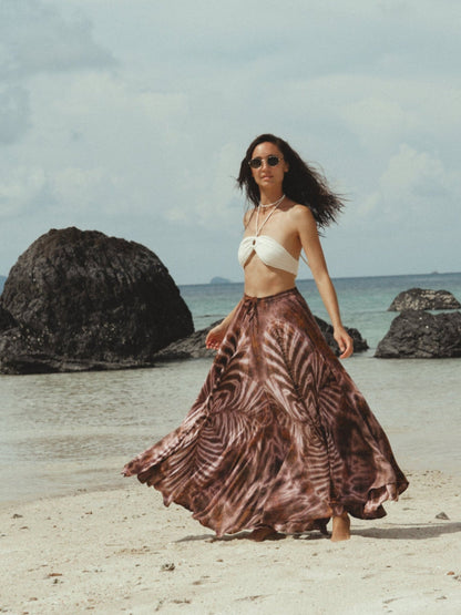 Palazzo Brown Pants