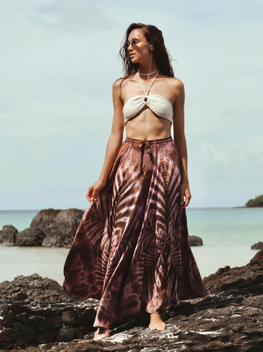 Palazzo Brown Pants