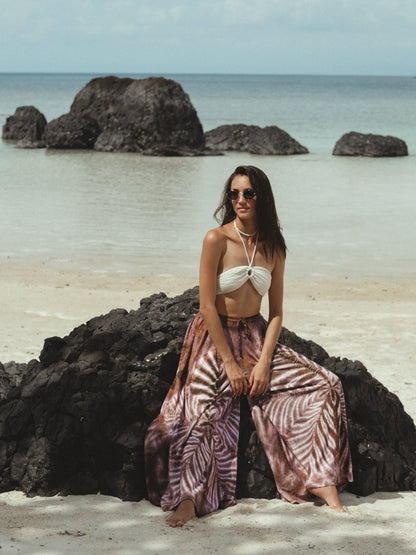 Palazzo Brown Pants