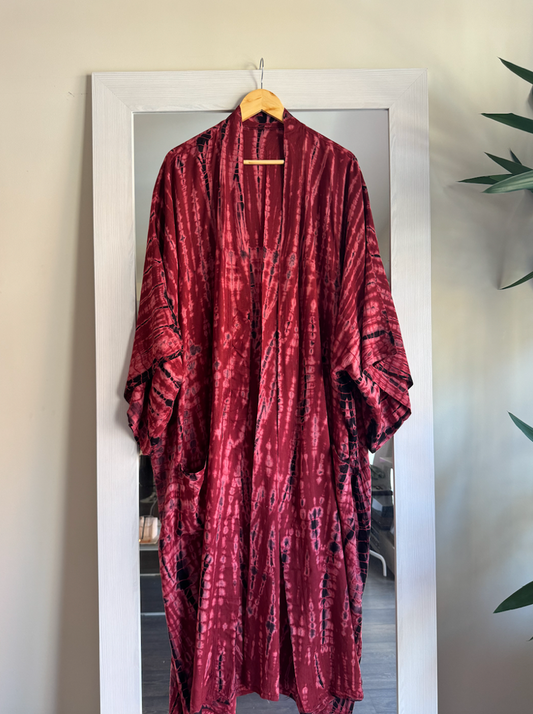 Maxi Kimono Tomato