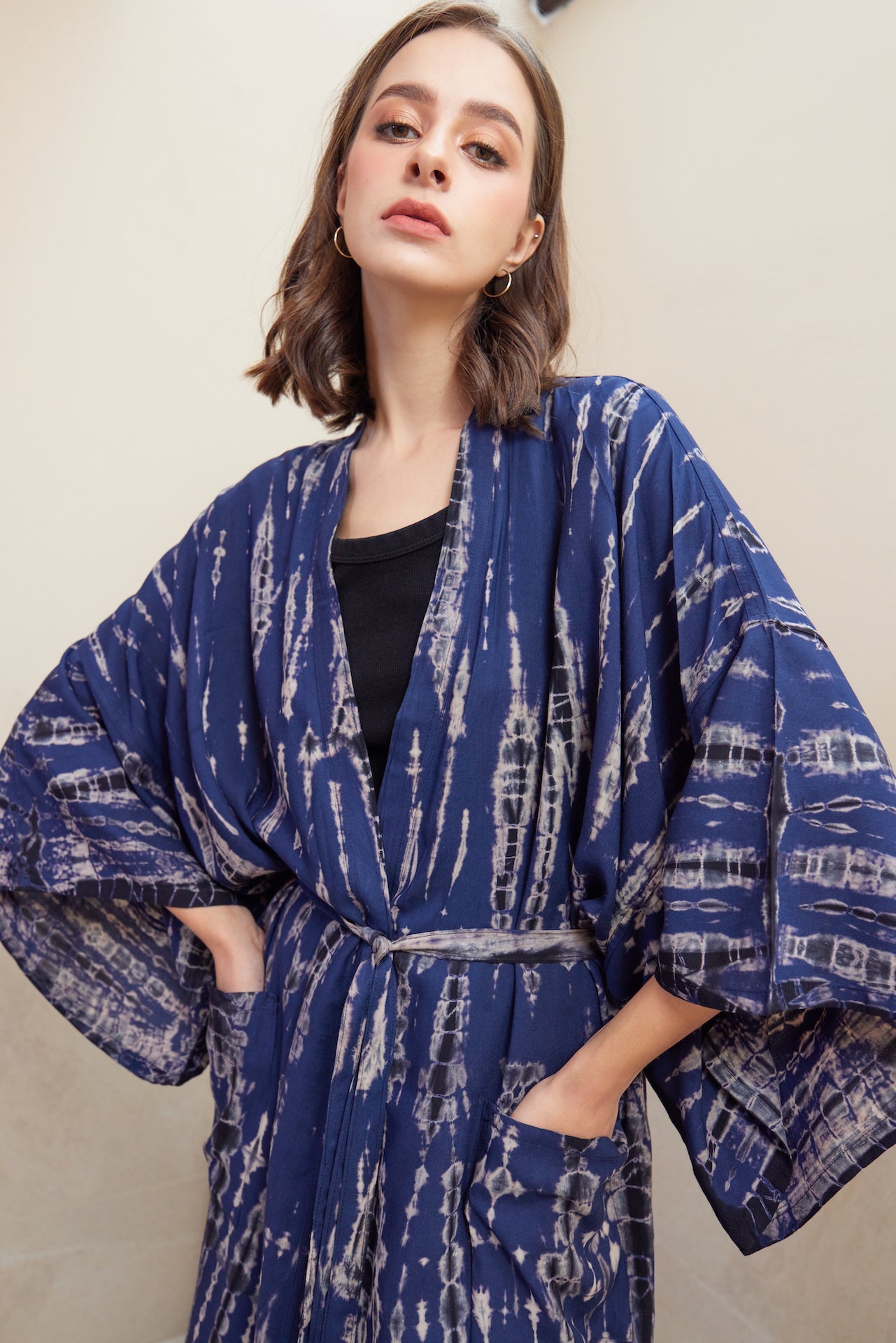 Maxi Kimono Navy