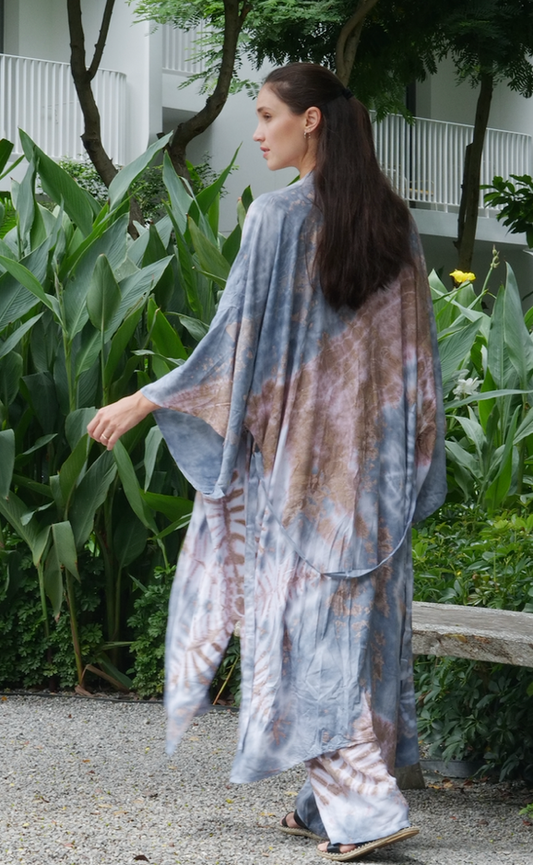 Maxi Kimono Smoke Cotton Candy TT