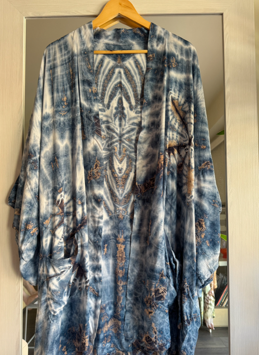 Midi Kimono Indigo