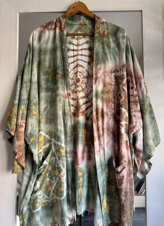 Midi Kimono Green Cotton Candy TT