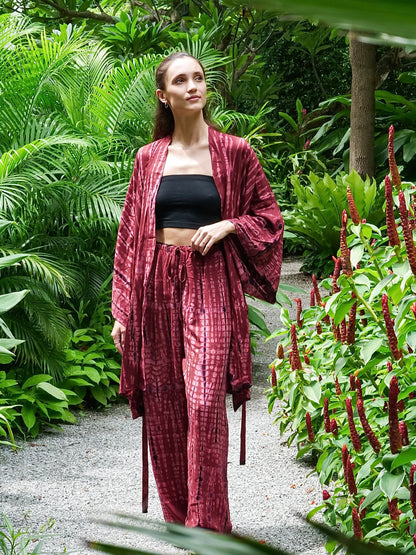 Midi Kimono Tomate