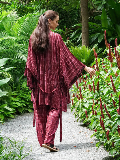 Midi Kimono Tomate