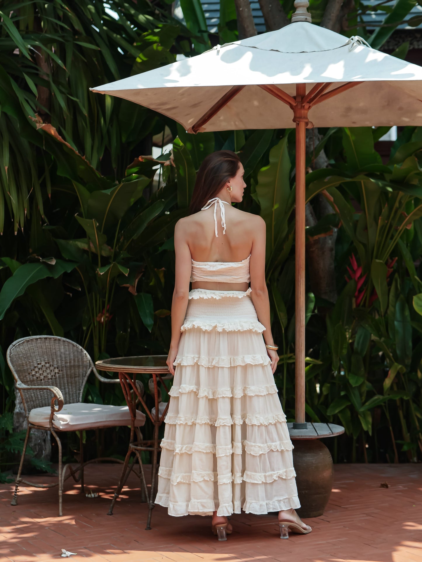 byFon – Exclusively Hand-Dyed Clothing, Ethically Made. Skirt Sand Bloom  — Skirt