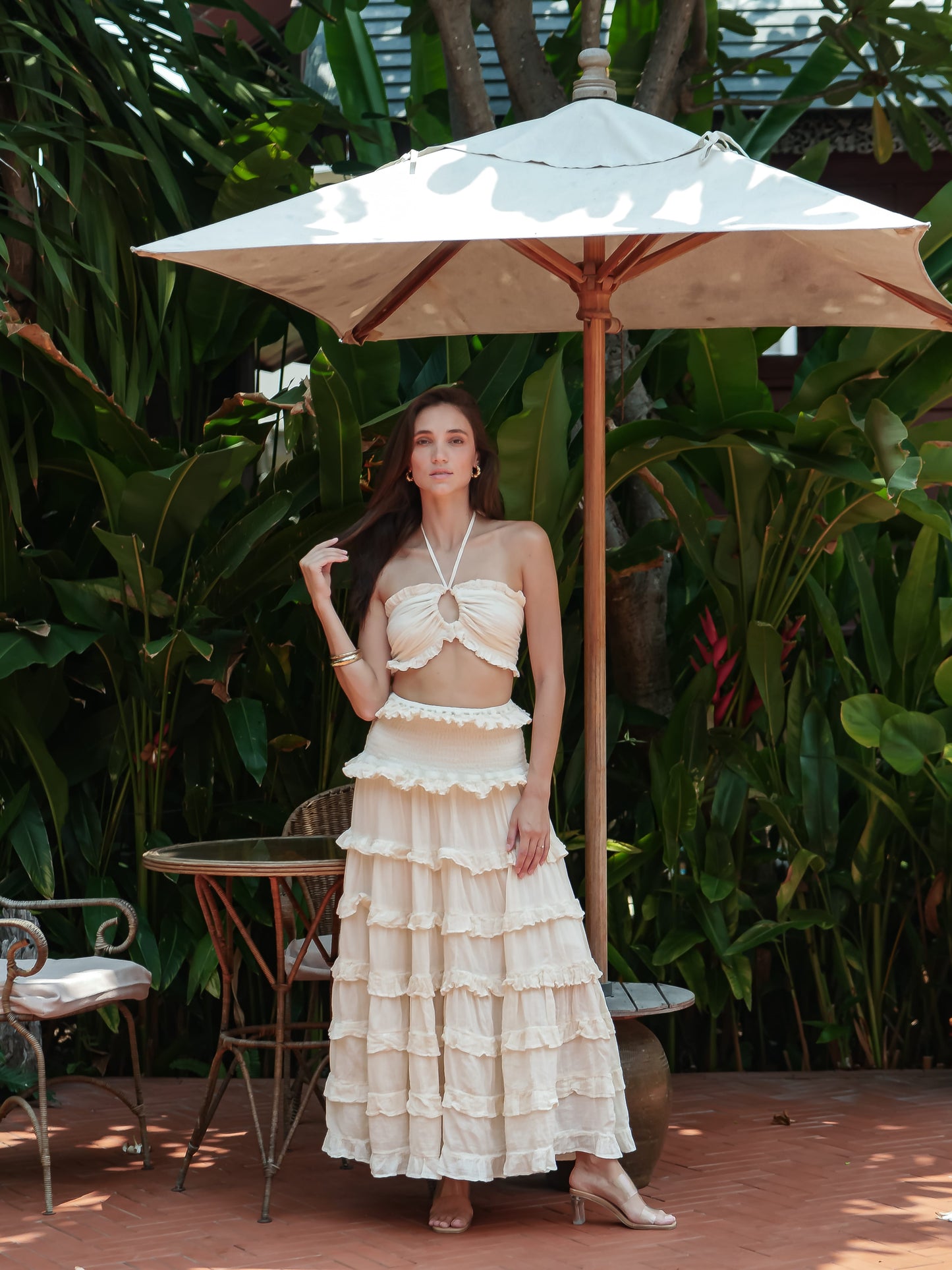 byFon – Exclusively Hand-Dyed Clothing, Ethically Made. Skirt Sand Bloom  — Skirt