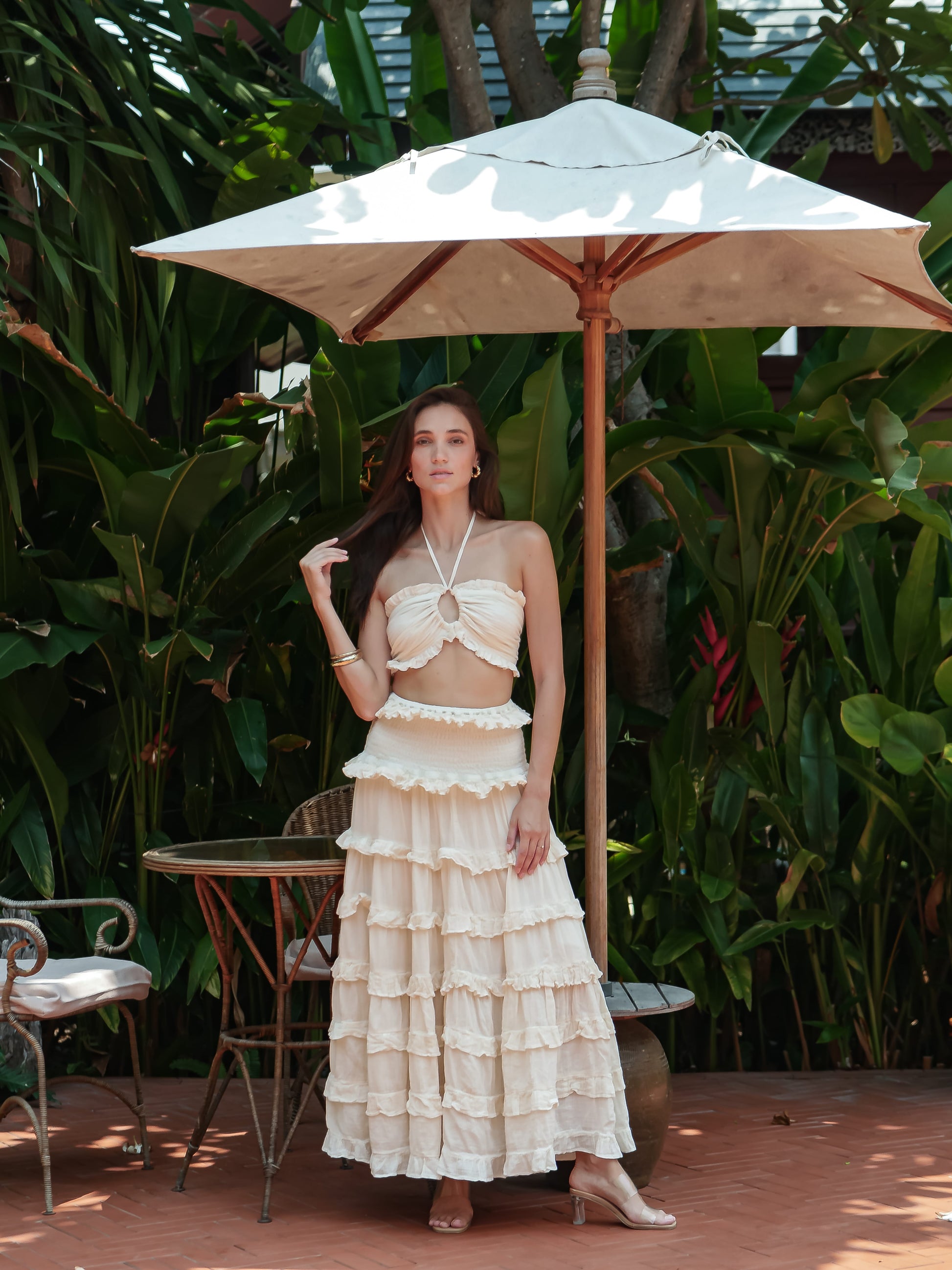 byFon – Exclusively Hand-Dyed Clothing, Ethically Made. Skirt Sand Bloom  — Skirt