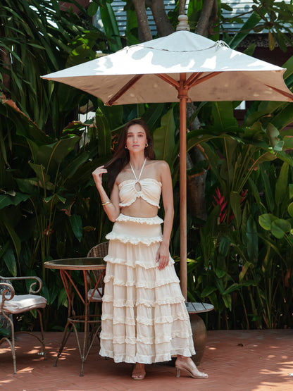 byFon – Exclusively Hand-Dyed Clothing, Ethically Made. Skirt Sand Bloom  — Skirt
