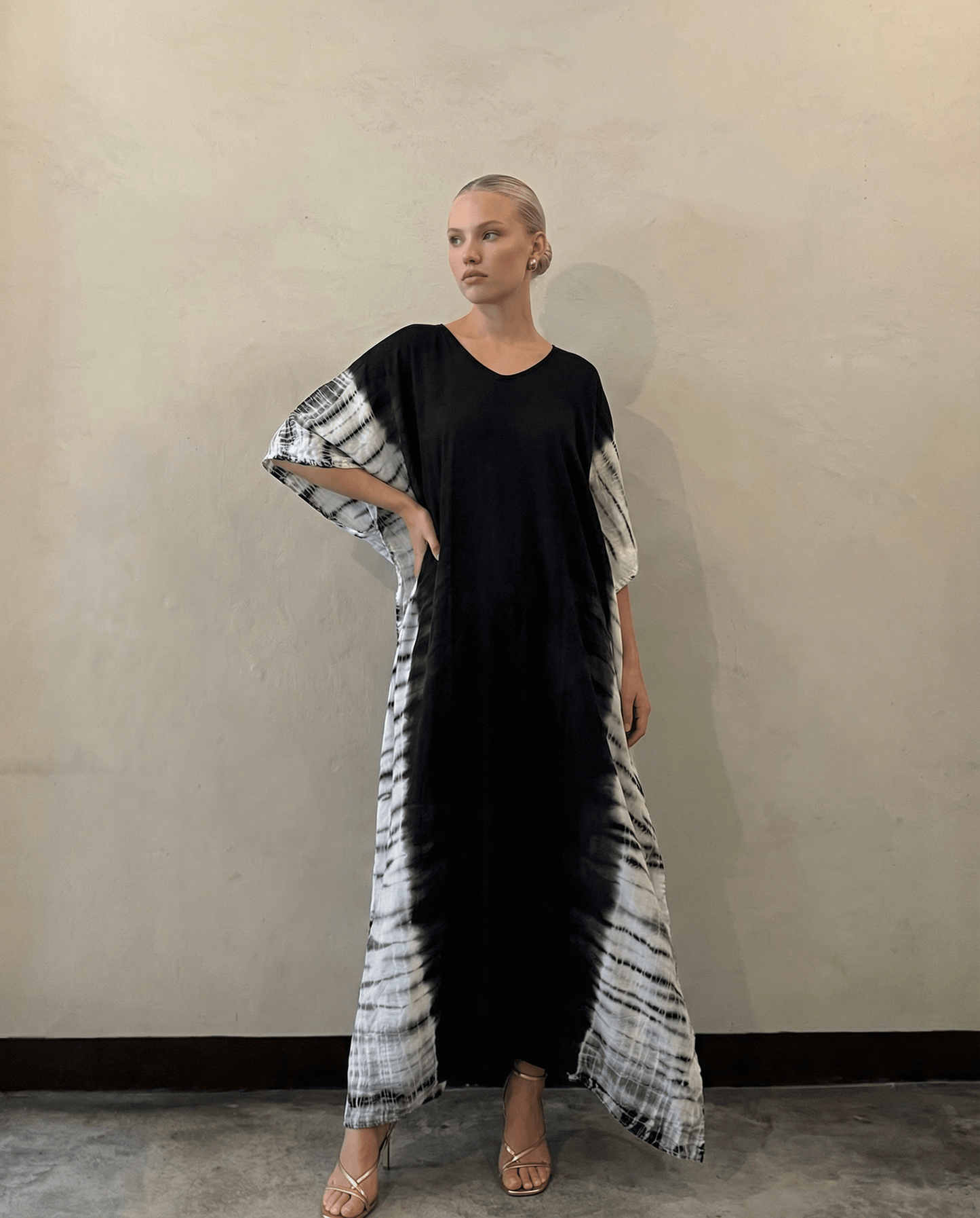 Thai Line — Exclusive Artisan Fashion. Dress Rain —  Caviar