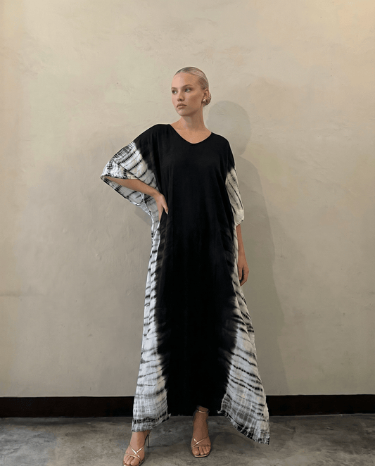 Thai Line — Exclusive Artisan Fashion. Dress Rain —  Caviar