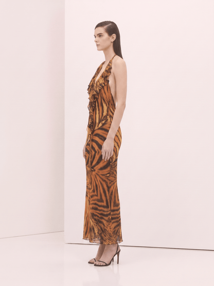 Thai Line — Exclusive Artisan Fashion. Dress Tangerine — Prado