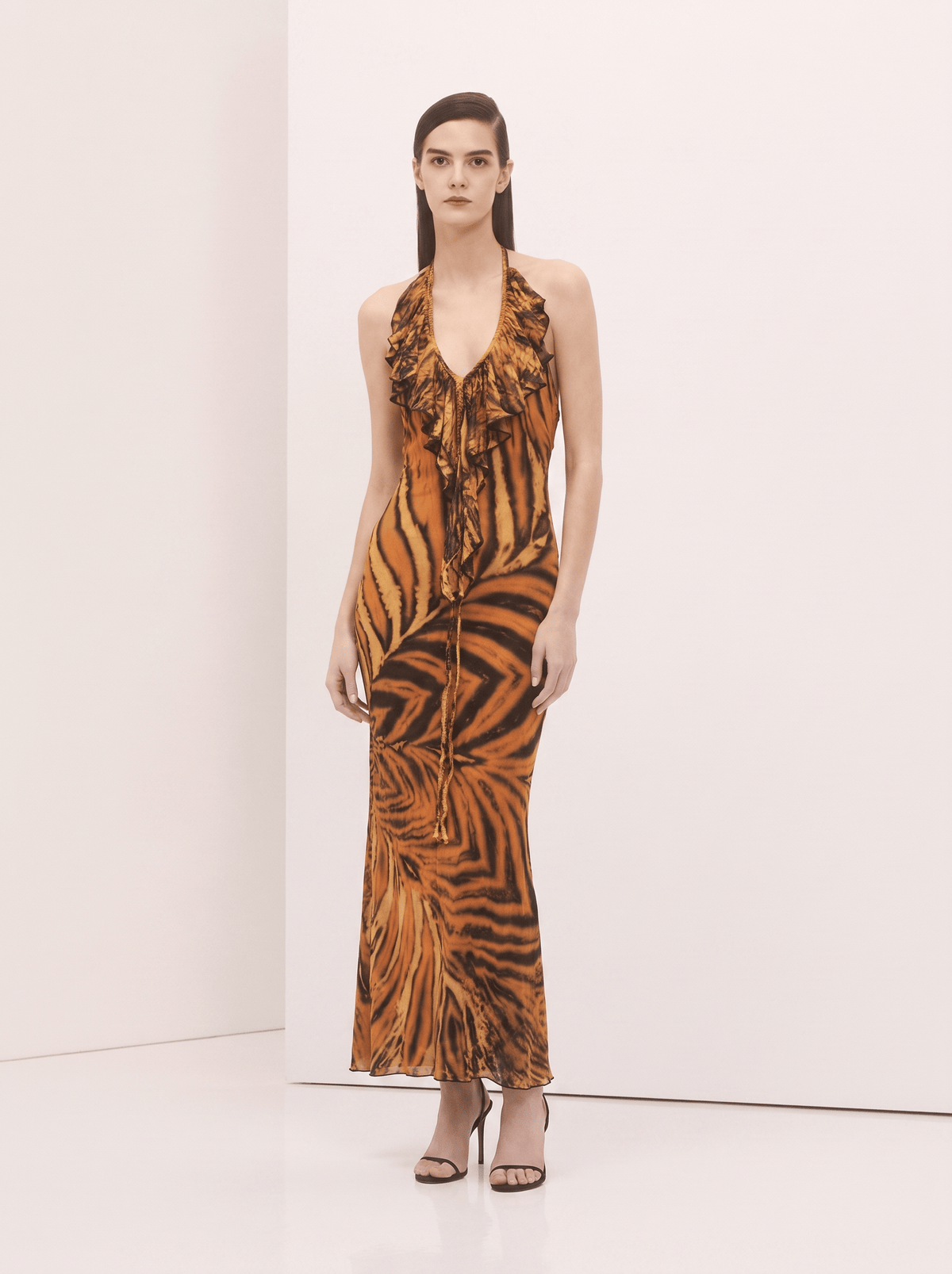 Thai Line — Exclusive Artisan Fashion. Dress Tangerine — Prado