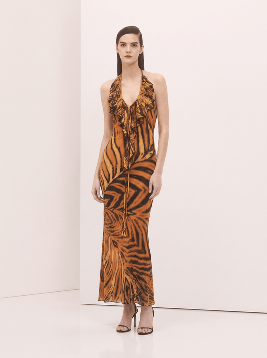 Thai Line — Exclusive Artisan Fashion. Dress Tangerine — Prado