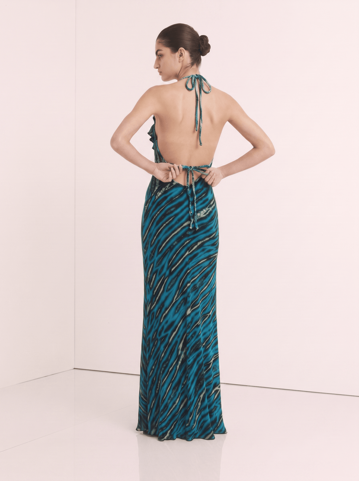 Thai Line — Exclusive Artisan Fashion. Dress Teal — Prado