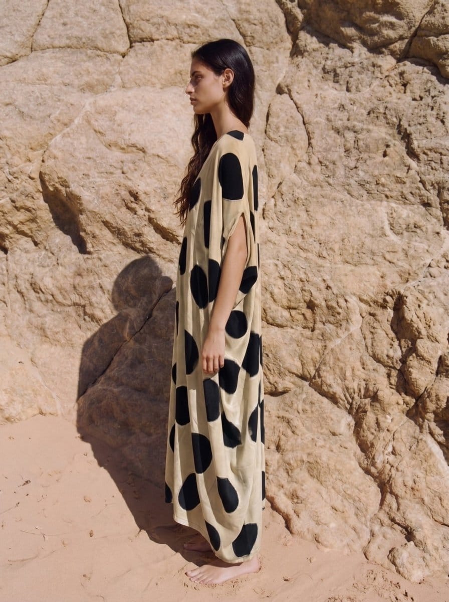 Thai Line — Exclusive Artisan Fashion. Kaftan Gambit — Itajime