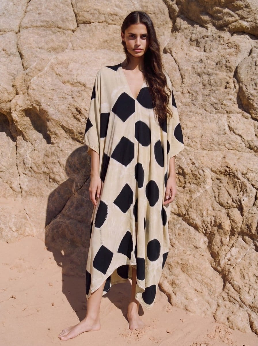 Thai Line — Exclusive Artisan Fashion. Kaftan Gambit — Itajime