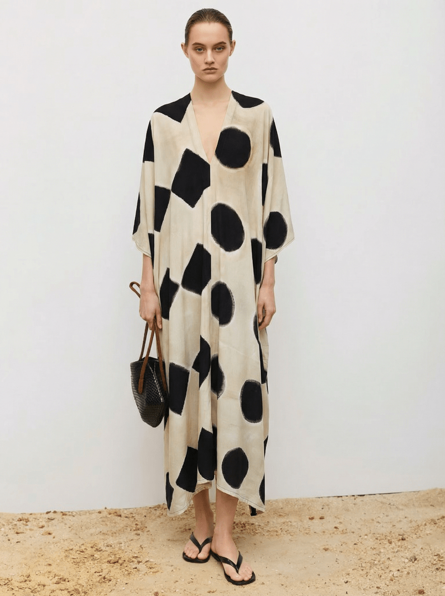 Thai Line — Exclusive Artisan Fashion. Kaftan Gambit — Itajime