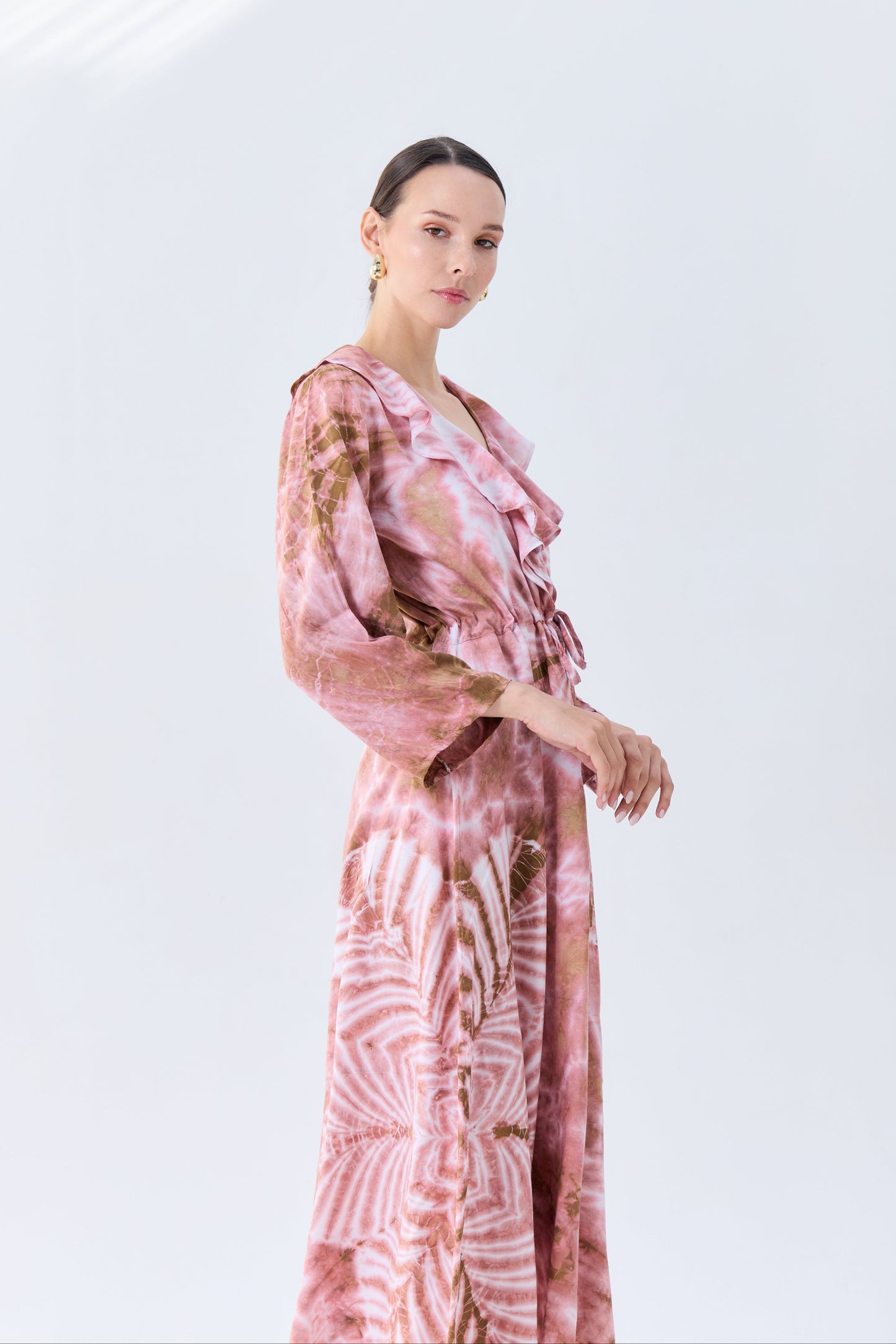 Thai Line — Wholesale Distributor of Exclusive Artisan Fashion. Dress Ethereal Ruffle Maxi