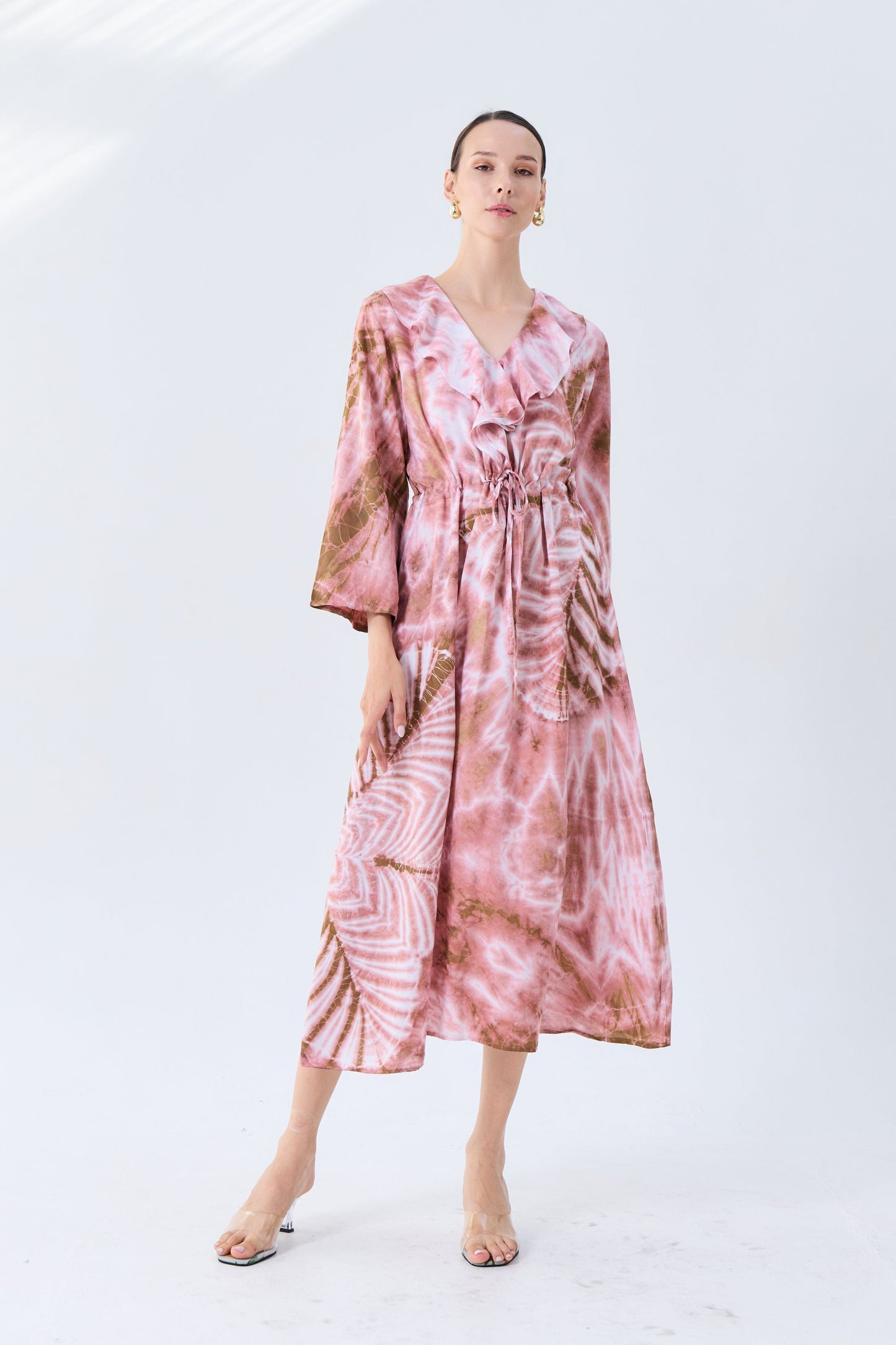 Thai Line — Wholesale Distributor of Exclusive Artisan Fashion. Dress Ethereal Ruffle Maxi
