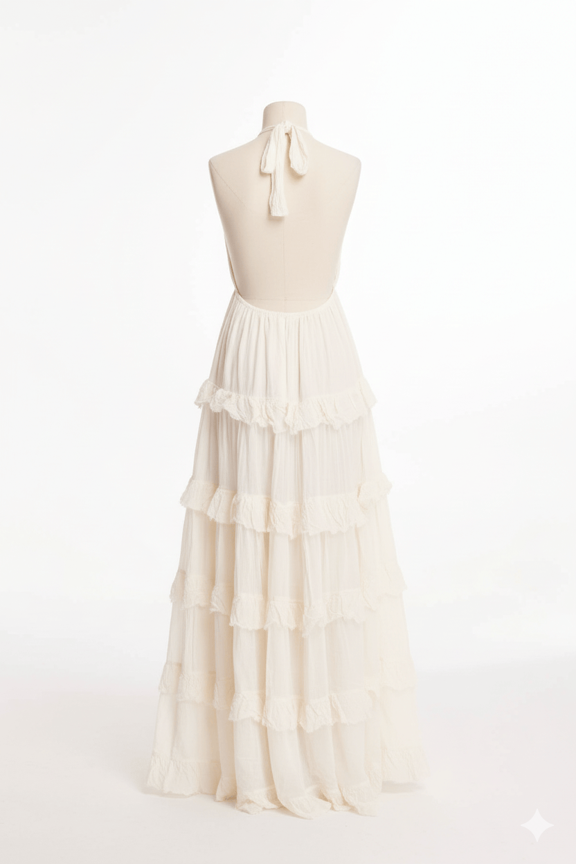 Thai Line — Wholesale Distributor of Exclusive Artisan Fashion. Dress Ivory Dress