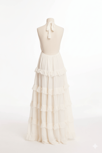 Thai Line — Wholesale Distributor of Exclusive Artisan Fashion. Dress Ivory Dress